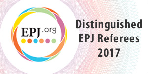 Distinguished EPJ Referee badge