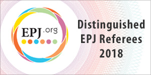 Distinguished EPJ Referee badge