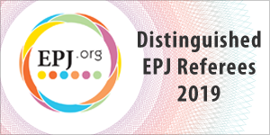 Distinguished EPJ Referee badge
